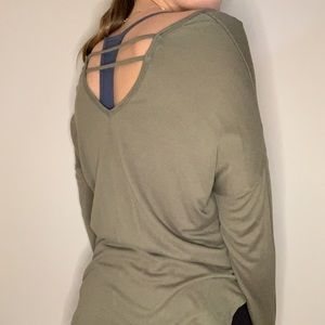 Green long sleeve shirt